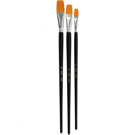 Gold Line Siveltimet, P: 30–33 cm, L: 12–20 mm, litteä, 3 kpl / 1 pkt.