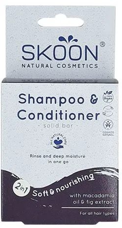 Kiinteä shampoo- ja hoitoainepala 2-in-1