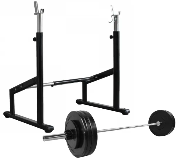 Odin Semi Pro Squat Rack + Painot & Tanko (100kg)